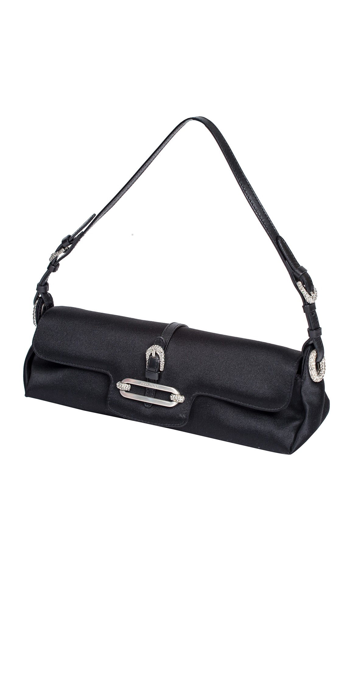Jimmy Choo Satin Tulita Evening Clutch Clutch Rental Dubai Rent a Clutch Designer 24 D24