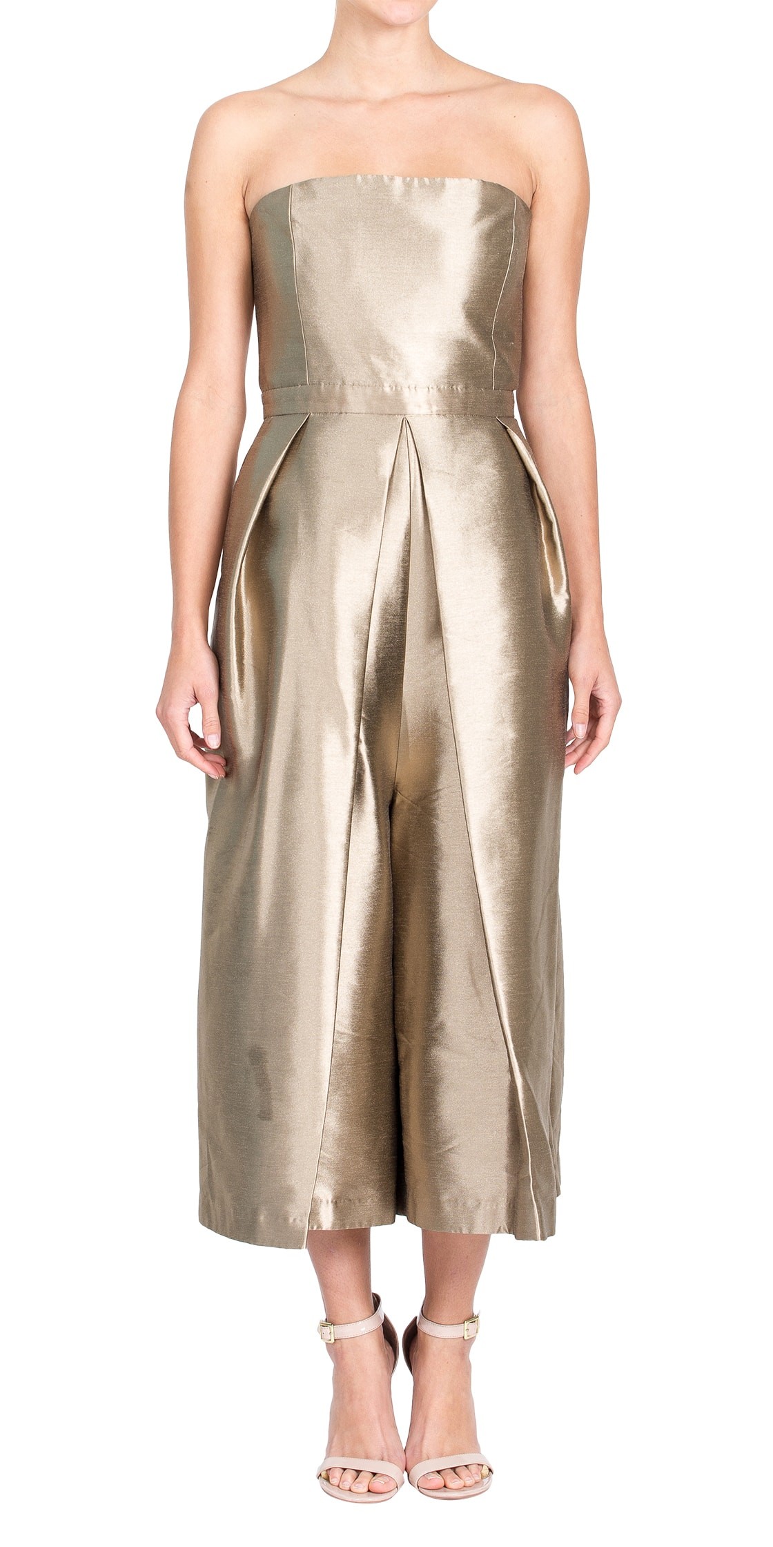 Strapless Silk Jumpsuit | Evening Dresses Rental | Dubai ...
