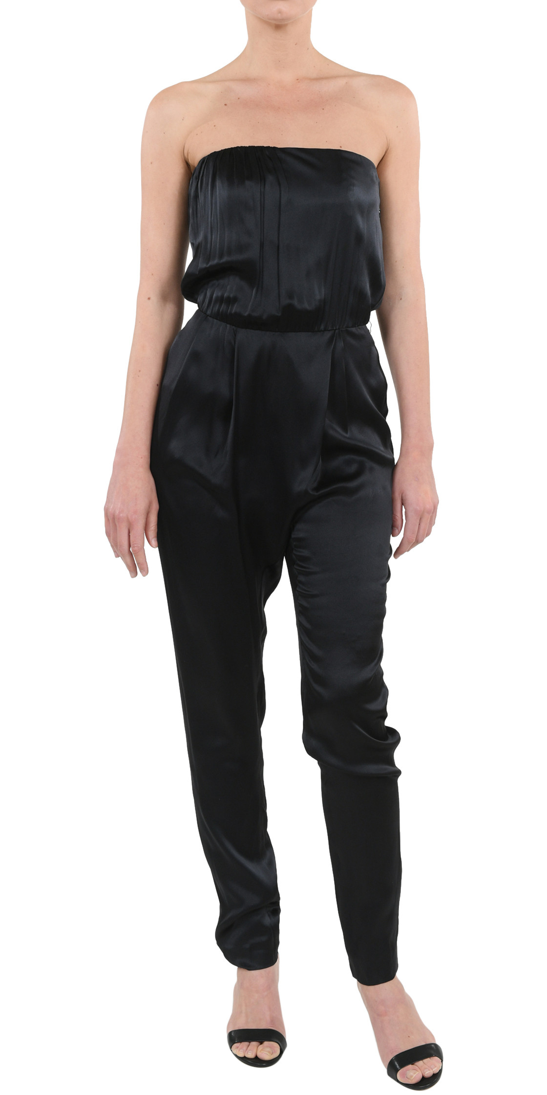 Gucci Strapless Silk Satin Jumpsuit Designer Dress Rental Lebanon Rent a dress Designer 24 D24