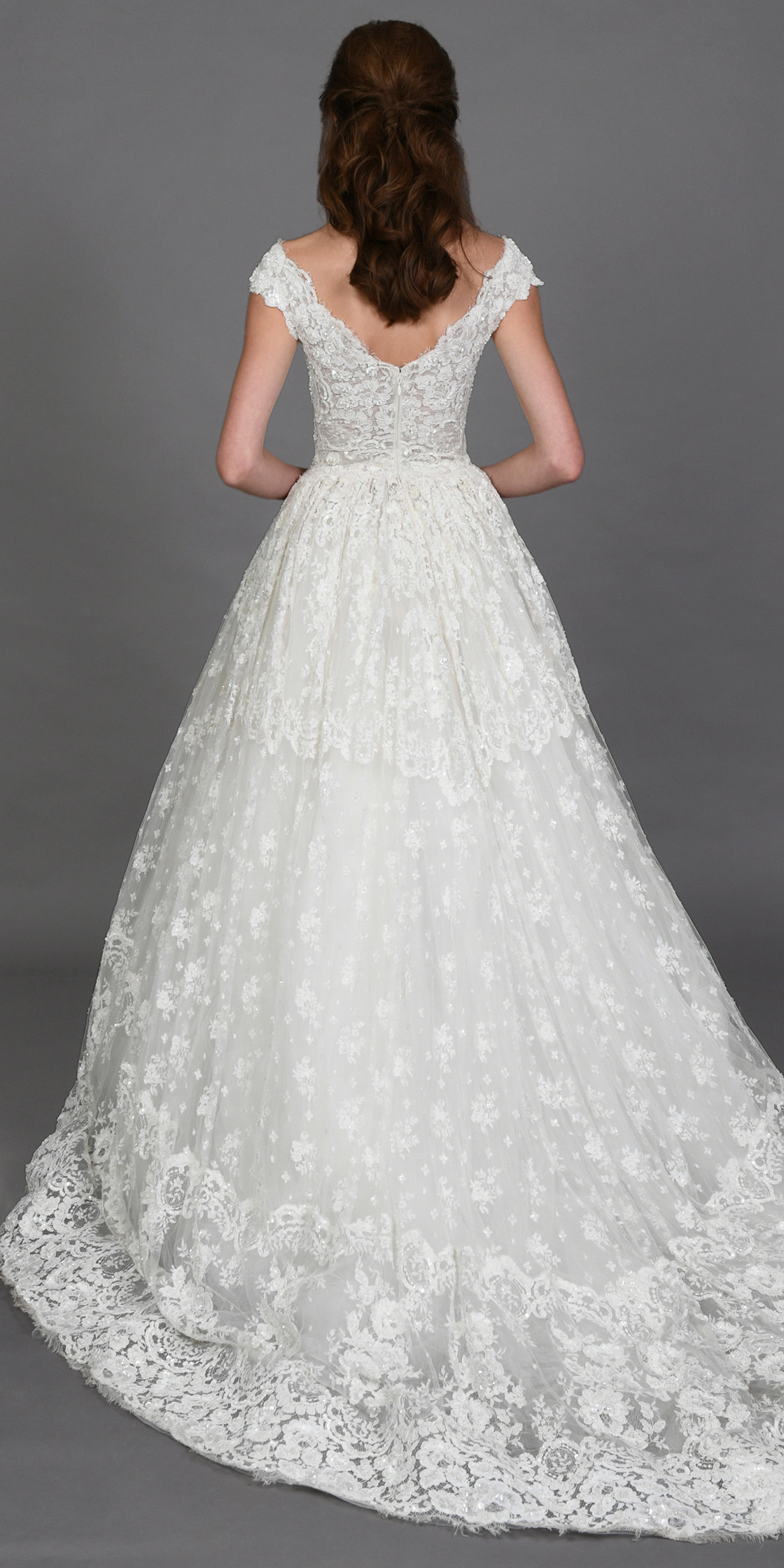 Zuhair Murad Off The Shoulder Princess Cut Gown Wedding Dress Rental Lebanon Rent a dress Designer 24 D24